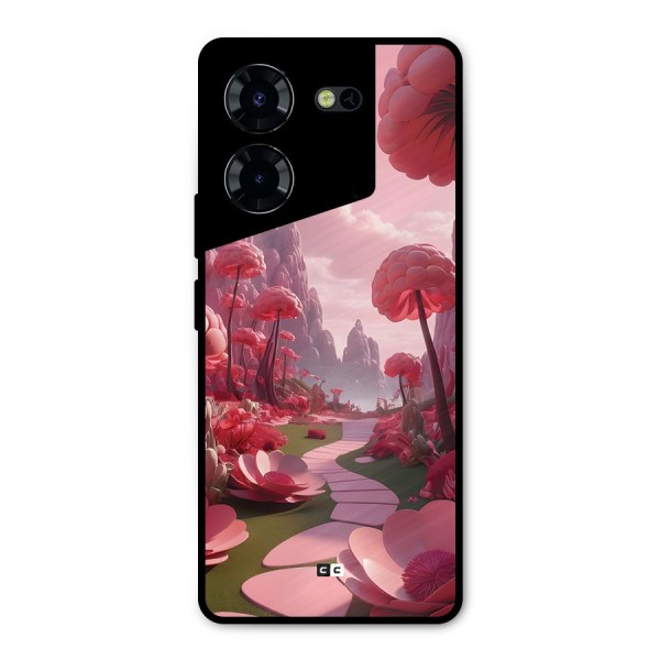 Garden Of Love Metal Back Case for Tecno Pova 5 Pro 5G