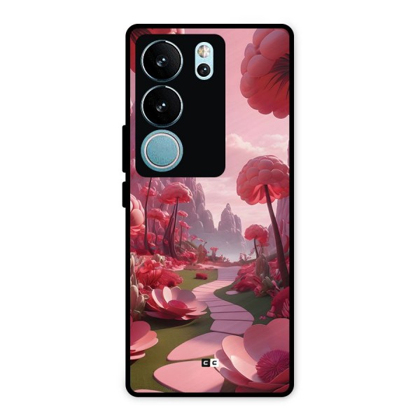 Garden Of Love Metal Back Case for Vivo V29