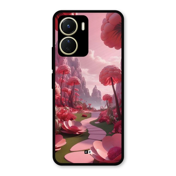Garden Of Love Metal Back Case for Vivo Y16