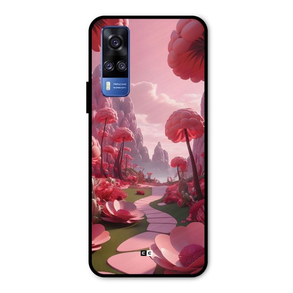 Garden Of Love Metal Back Case for Vivo Y31