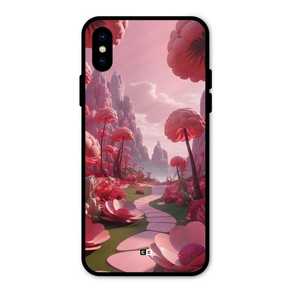 Garden Of Love Metal Back Case for iPhone X