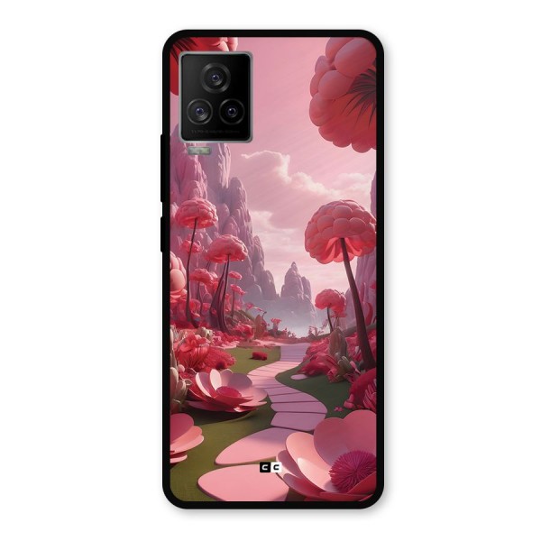 Garden Of Love Metal Back Case for iQOO 7 Legend 5G