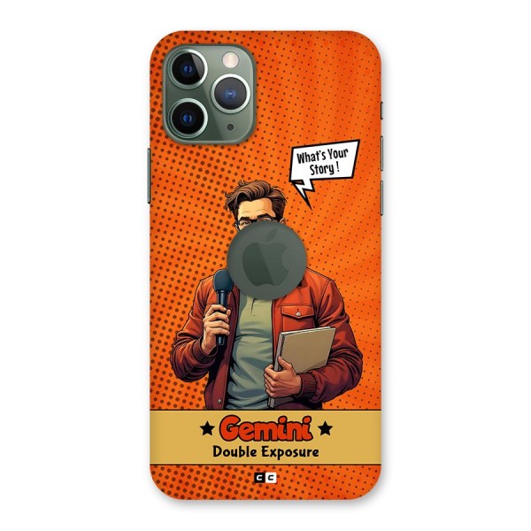 Gemini Explorer Back Case for iPhone 11 Pro Logo Cut