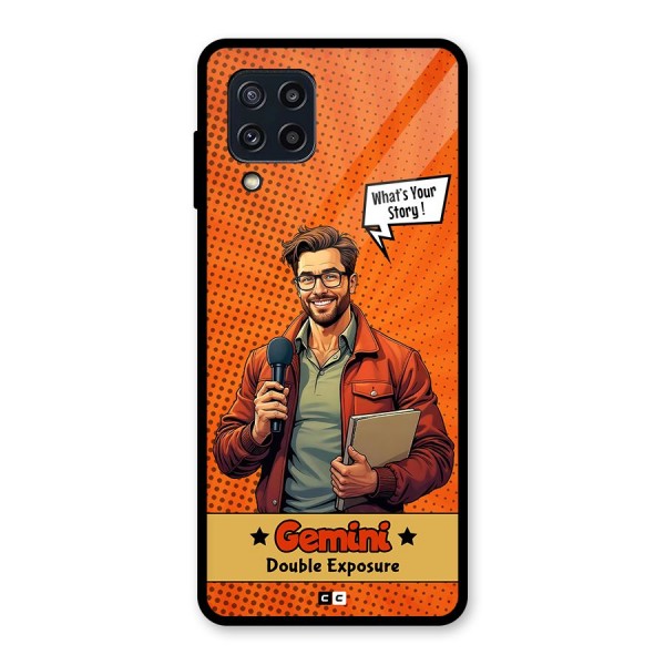 Gemini Explorer Glass Back Case for Galaxy M32