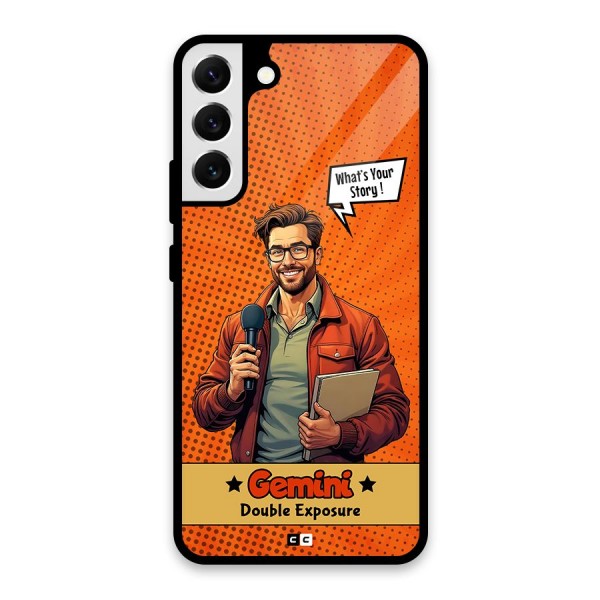 Gemini Explorer Glass Back Case for Galaxy S22 Plus 5G