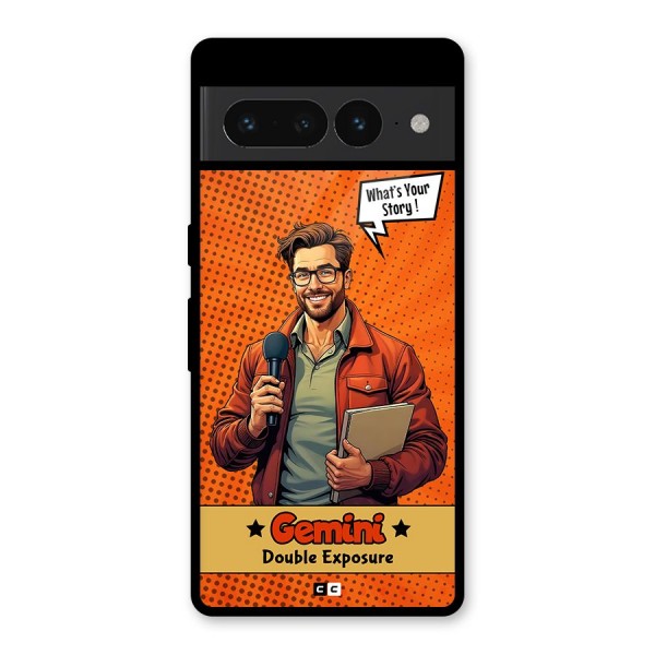 Gemini Explorer Glass Back Case for Google Pixel 7 Pro