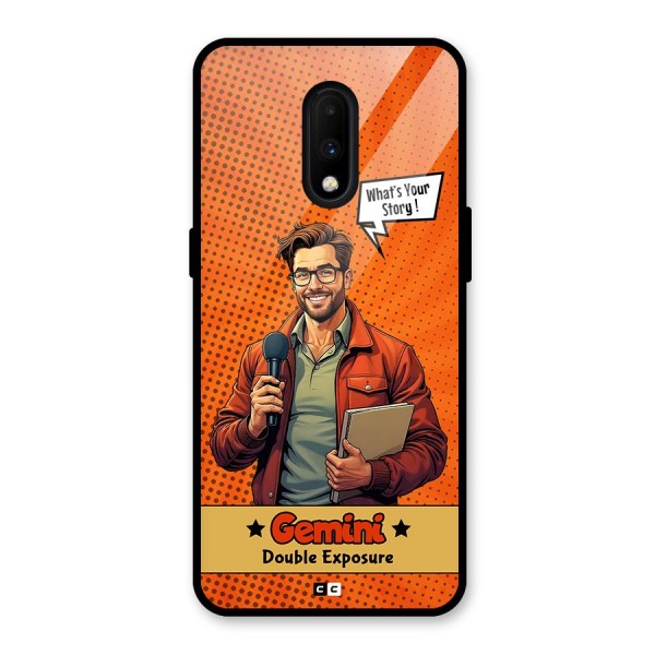 Gemini Explorer Glass Back Case for OnePlus 7