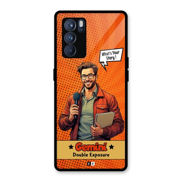 Gemini Explorer Glass Back Case for Oppo Reno6 Pro 5G