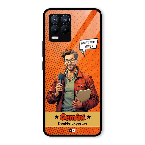 Gemini Explorer Glass Back Case for Realme 8 Pro