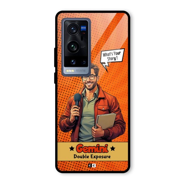 Gemini Explorer Glass Back Case for Vivo X60 Pro Plus