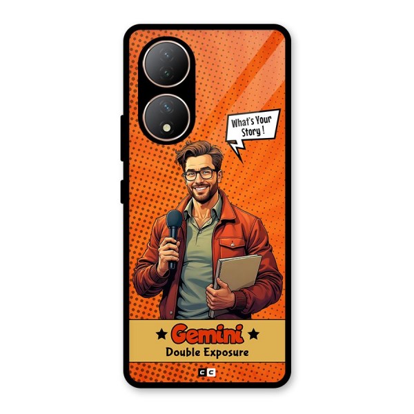 Gemini Explorer Glass Back Case for Vivo Y100A