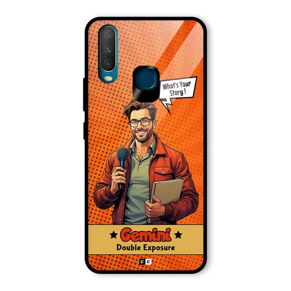 Gemini Explorer Glass Back Case for Vivo Y15
