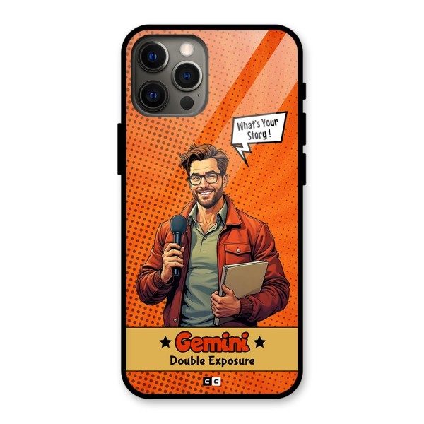 Gemini Explorer Glass Back Case for iPhone 12 Pro Max