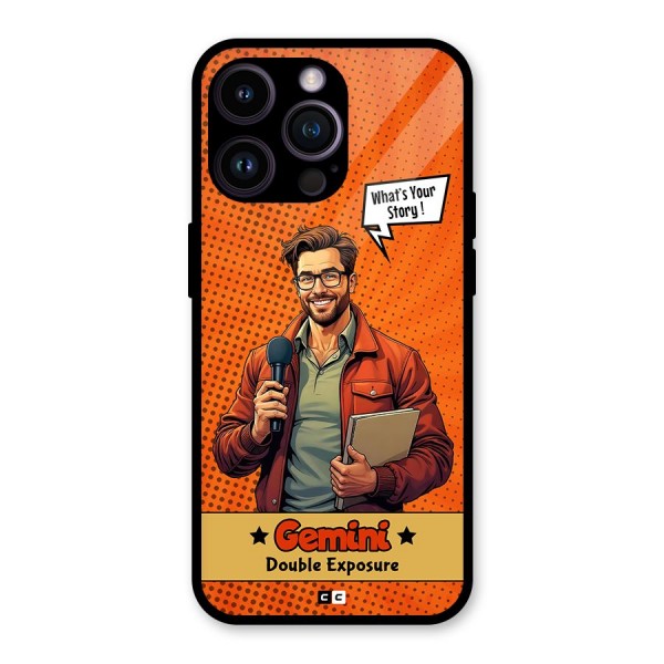 Gemini Explorer Glass Back Case for iPhone 14 Pro Max