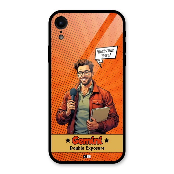 Gemini Explorer Glass Back Case for iPhone XR