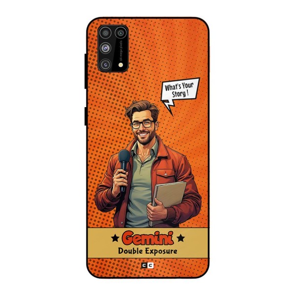 Gemini Explorer Metal Back Case for Galaxy F41