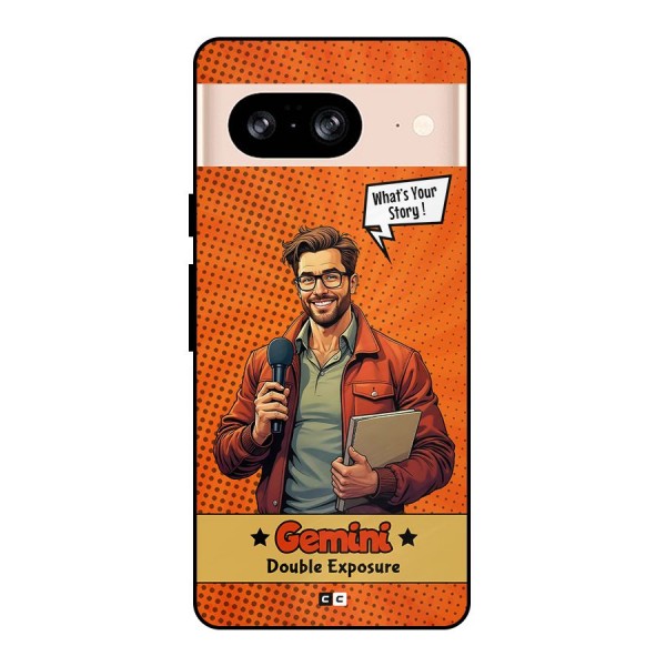 Gemini Explorer Metal Back Case for Google Pixel 8