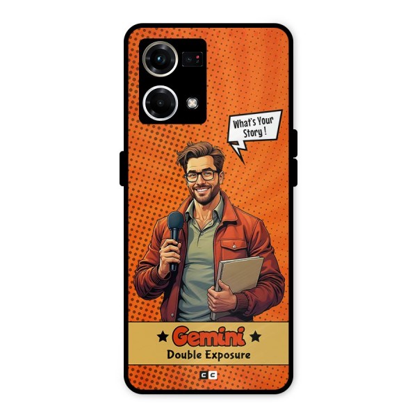 Gemini Explorer Metal Back Case for Oppo F21 Pro 4G