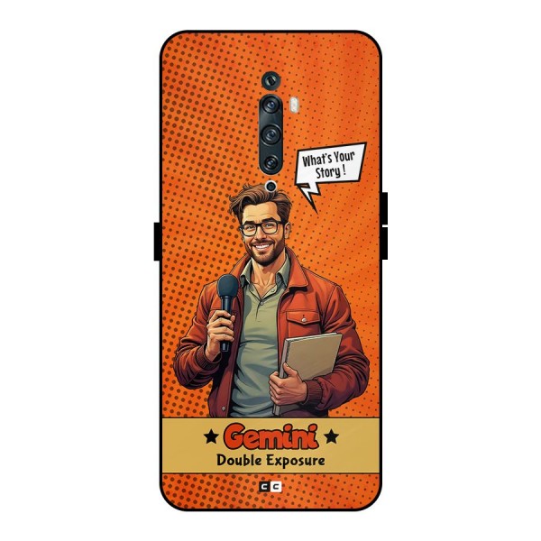 Gemini Explorer Metal Back Case for Oppo Reno2 F