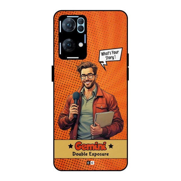 Gemini Explorer Metal Back Case for Oppo Reno7 Pro 5G