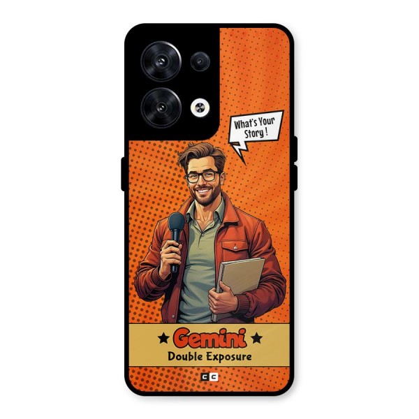 Gemini Explorer Metal Back Case for Oppo Reno8 5G