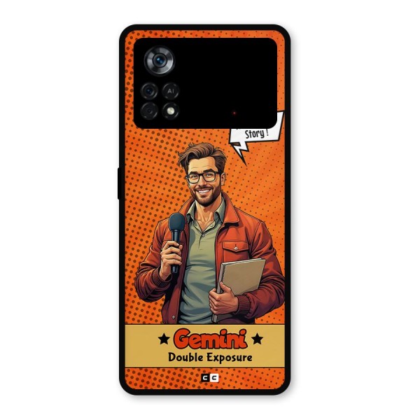 Gemini Explorer Metal Back Case for Poco X4 Pro 5G