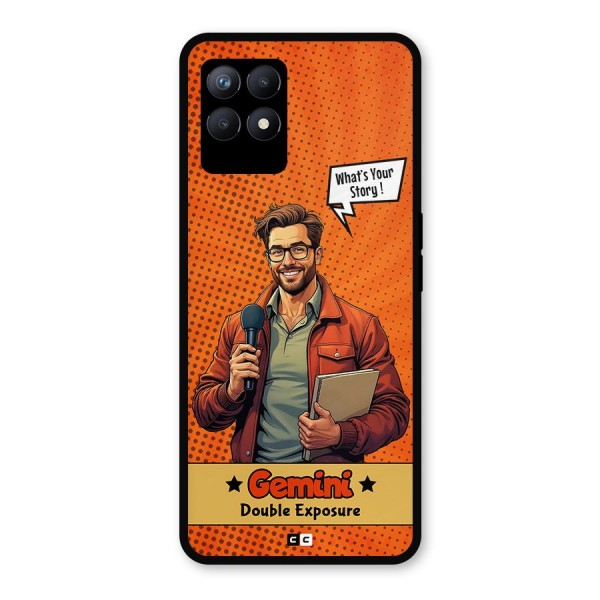 Gemini Explorer Metal Back Case for Realme Narzo 50