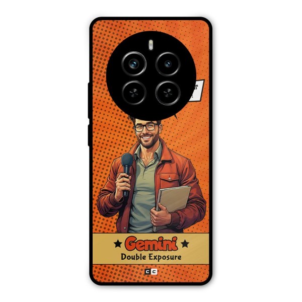 Gemini Explorer Metal Back Case for Realme P1 Pro