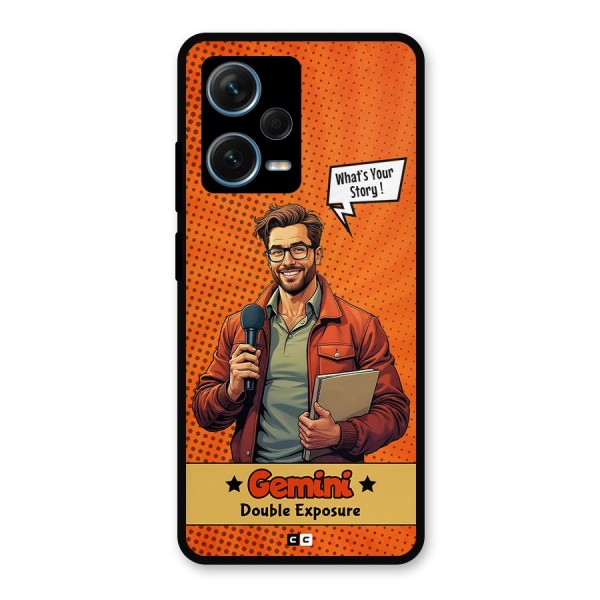 Gemini Explorer Metal Back Case for Redmi Note 12 Pro Plus 5G
