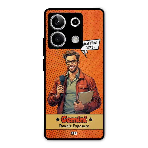 Gemini Explorer Metal Back Case for Redmi Note 13 5G