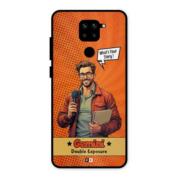 Gemini Explorer Metal Back Case for Redmi Note 9