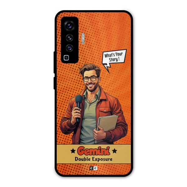 Gemini Explorer Metal Back Case for Vivo X50