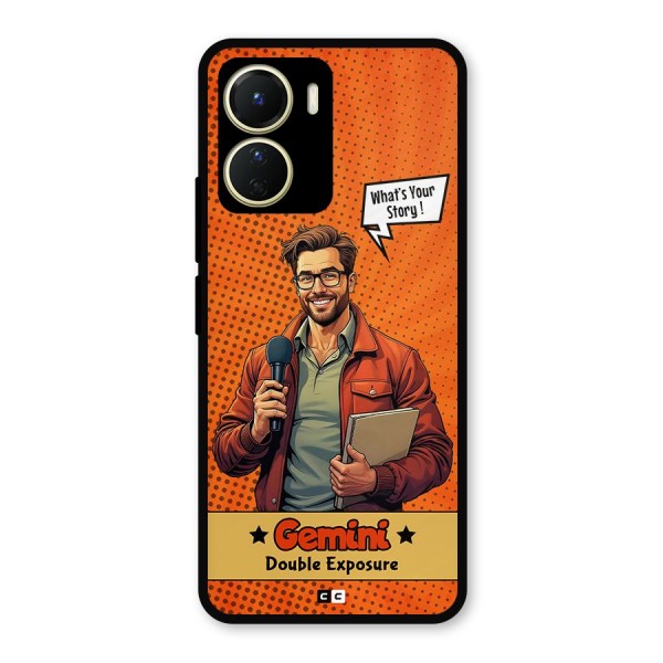 Gemini Explorer Metal Back Case for Vivo Y16