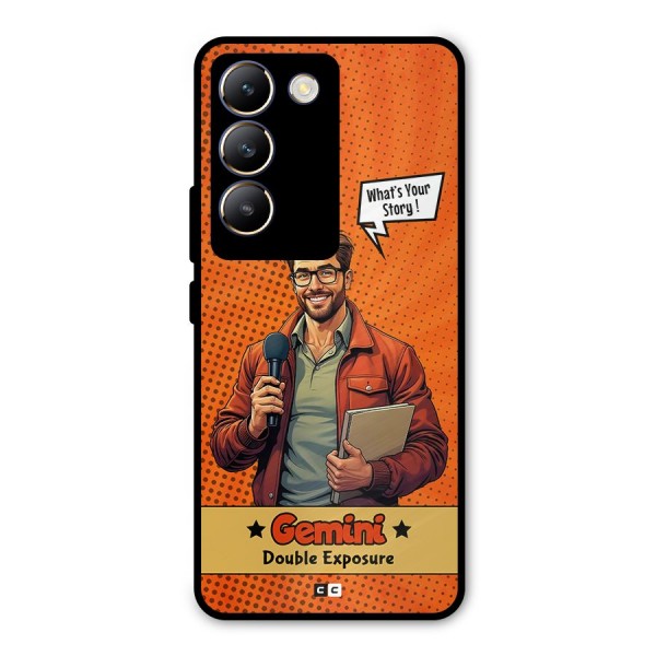 Gemini Explorer Metal Back Case for Vivo Y200e