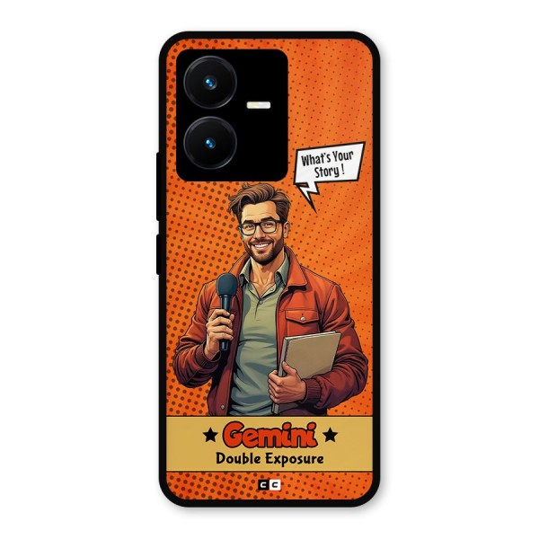 Gemini Explorer Metal Back Case for Vivo Y22