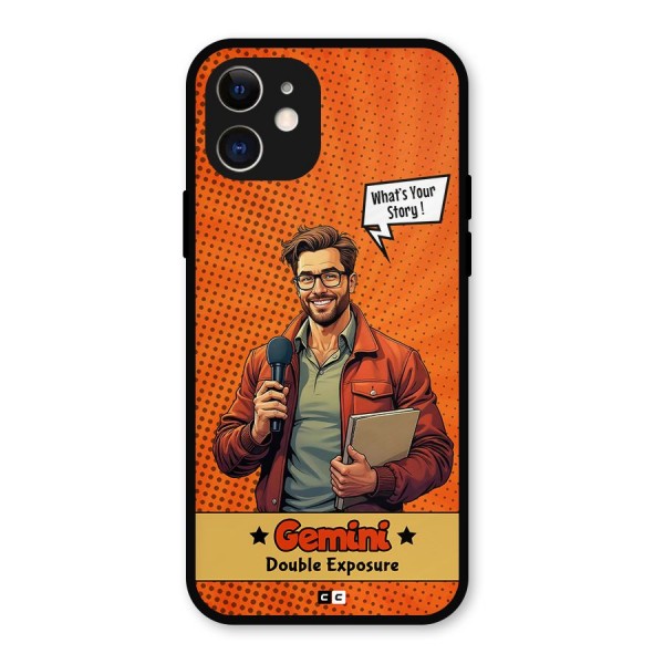 Gemini Explorer Metal Back Case for iPhone 12