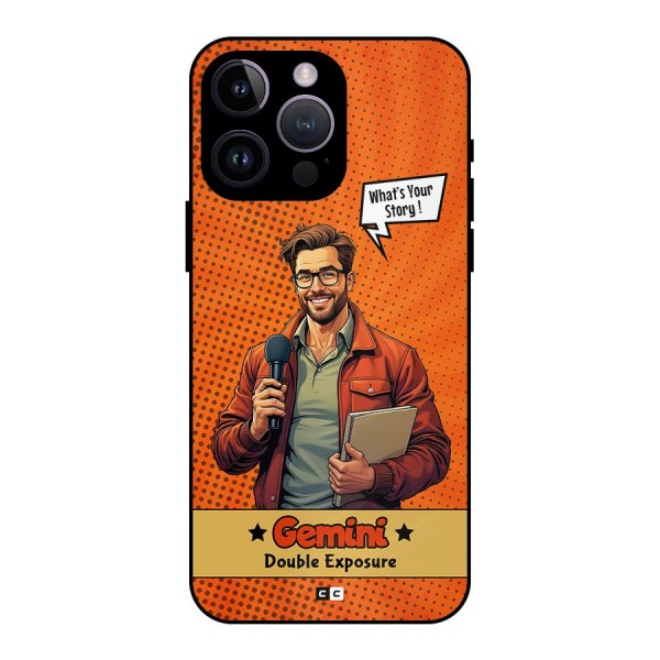 Gemini Explorer Metal Back Case for iPhone 14 Pro Max