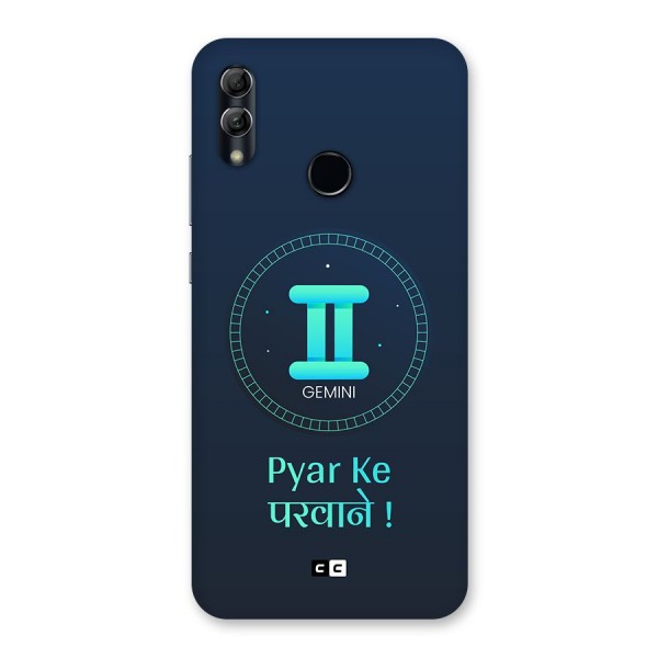 Gemini Love Back Case for Honor 10 Lite