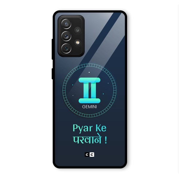 Gemini Love Glass Back Case for Galaxy A72