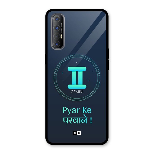 Gemini Love Glass Back Case for Oppo Reno3 Pro