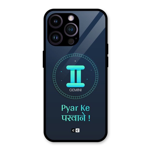 Gemini Love Glass Back Case for iPhone 14 Pro Max