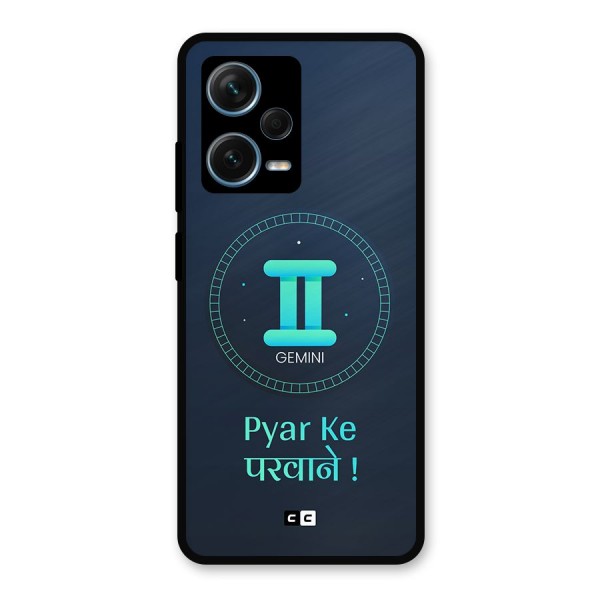 Gemini Love Metal Back Case for Redmi Note 12 Pro Plus 5G