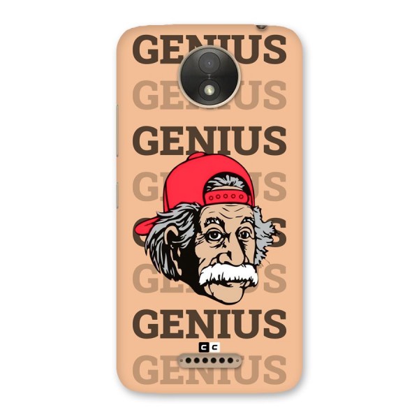 Genious Scientist Back Case for Moto C Plus