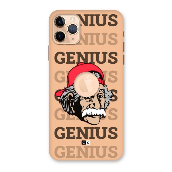 Genious Scientist Back Case for iPhone 11 Pro Max Logo Cut