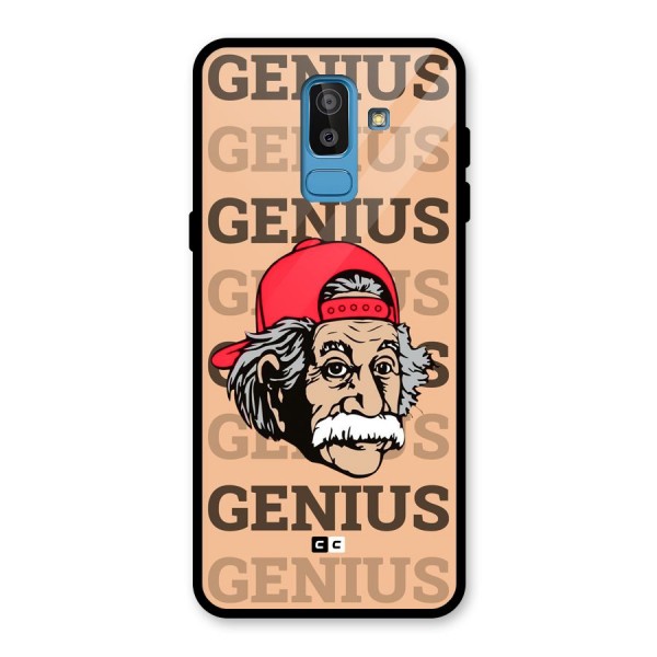 Genious Scientist Glass Back Case for Galaxy J8
