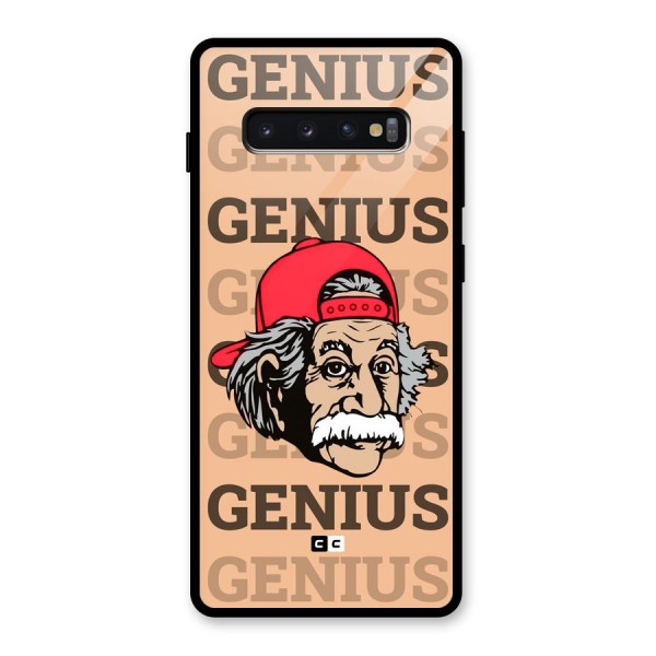 Genious Scientist Glass Back Case for Galaxy S10 Plus