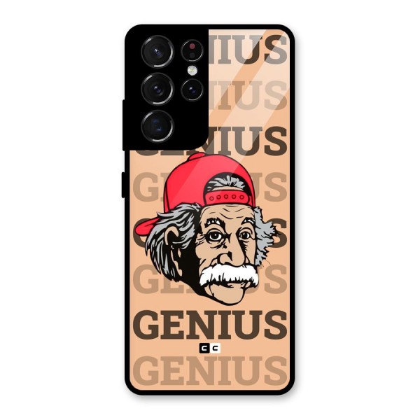 Genious Scientist Glass Back Case for Galaxy S21 Ultra 5G