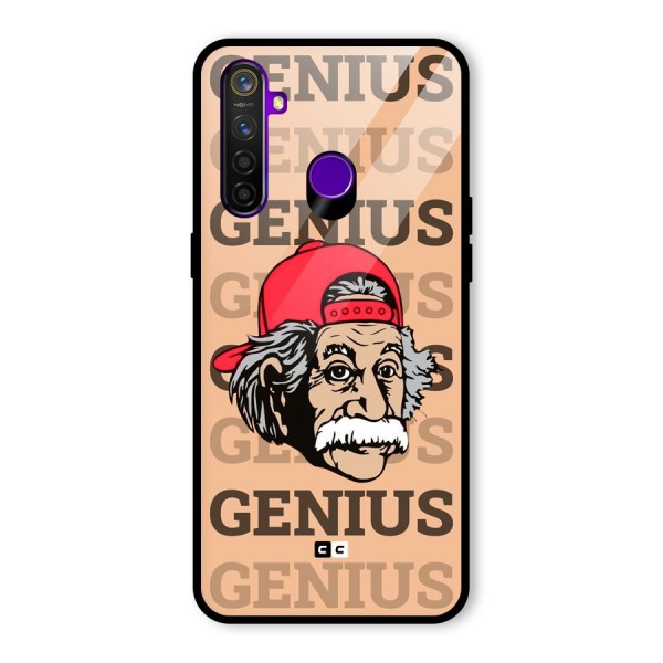 Genious Scientist Glass Back Case for Realme 5 Pro