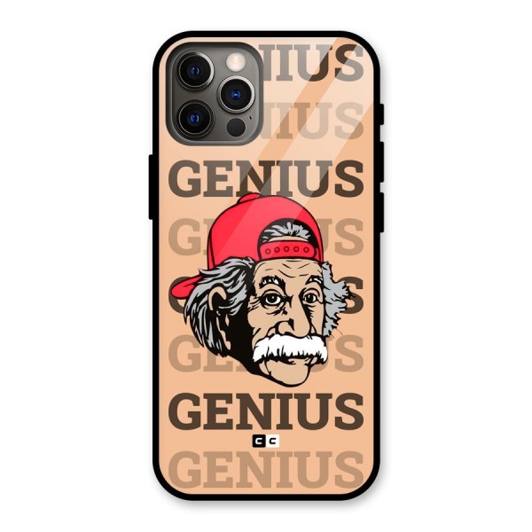 Genious Scientist Glass Back Case for iPhone 12 Pro