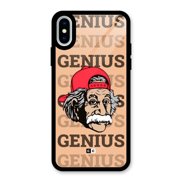 Genious Scientist Glass Back Case for iPhone X